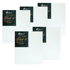 VIC DREAM 專業方形棉帆畫布, 20號, 5個