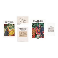 北歐風亨利馬諦斯C明信片 5種組, 混色, 1套