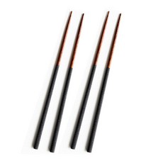 Hubatt Malas 原木筷 2雙, 黑色, 2個, 單品