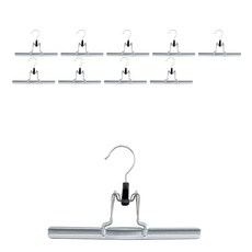 MAWA 褲子和裙子的防滑衣架 MAT26, 銀珍珠, 10個