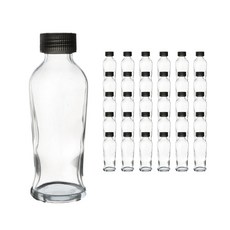 黑色塑膠蓋葫蘆瓶, 40個, 120ml