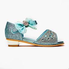 Barbie 女童繫帶貼鑽造型高跟涼鞋 BBDW79S07