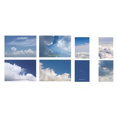 今日一句天空明信片8入組, 混色, 1套