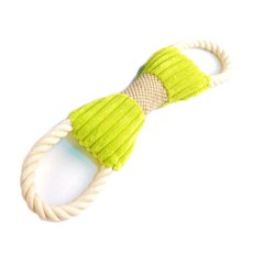 快樂尼克寵物玩具拖輪狗玩具絲帶 8 x 35cm, 1個, 綠色