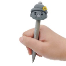 Jejuaepongdang 濟州角色噗通家族原子筆3入, 油菜花石頭爺, 1套