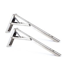 不鏽鋼折疊置物架 大型, 單一顏色, 2個