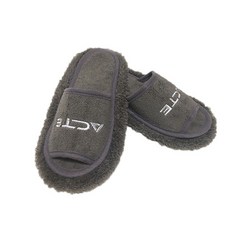 ACTE 超細纖維清潔拖鞋灰色+筆芯套組, 1套, 灰色