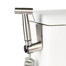 多功能浴室噴槍 霧面銀色 SUS304, 1個, 銀