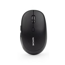 로이체 멀티페어링 블루투스 5.0 저소음 무선 마우스, RX-700TR, 블랙