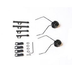 抗噪耳機安全帽支架+連接支架 TB1292, 黑色的, 1套