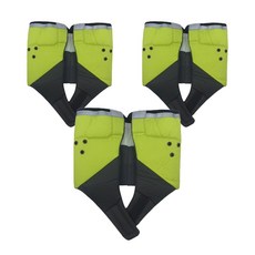 Mily& 安全帽防寒軟墊耳罩熒光綠 LK-007, 3個