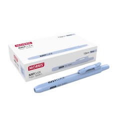 MORRIS JUST CLICK 柔和螢光筆 S, 海軍藍, 12個