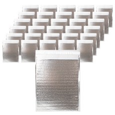 銀箔保溫袋 25*35cm, 銀, 30包