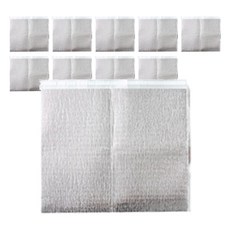 銀箔保溫袋 60*50cm, 銀, 10入