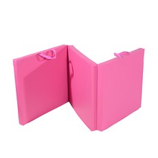 3層折疊家用墊, 粉色