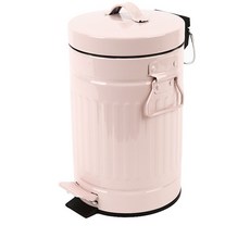 기프트캔 무소음 칼라 폐달 댐퍼기능 휴지통 20L, 핑크