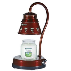 BERICH 復古造型暖燈 棕色+氣氛蠟燭, 乾淨的棉花