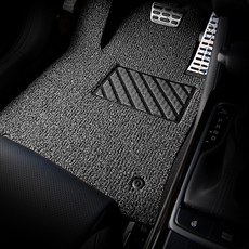 HL만도 와이드 볼륨쿠션 코일매트 확장형 1+2열, 기아K8 가솔린 (2륜) 2021.04~, 그레이