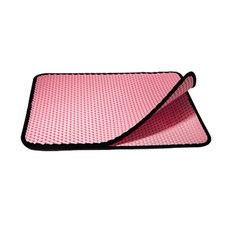 雙層蜂巢結構Alex貓砂盆墊, 粉色的