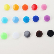 T字釦 按扣 T字釦 12mm, 白色, 100個