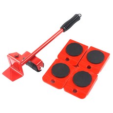 自助傢俱移動升降搬運器, 紅色, 1套