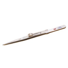 珠寶用鎖式扁平鑷子, 單一顏色, 1個