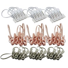 線圈式曬衣夾 3種 12入, 36個