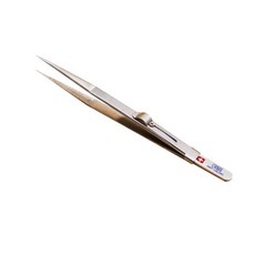 珠寶鎖扣尖頭溝槽鑷子, 單一顏色, 1個