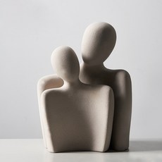 TCR 인테리어소품 세라믹 인물 추상 오브제, C타입