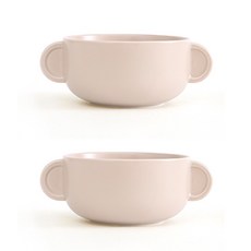 ERATO 迷你雙柄碗, 玫瑰粉, 2個