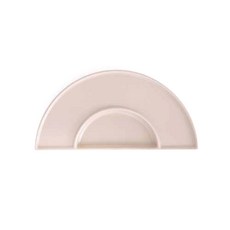 ERATO 半圓形甜品盤, 玫瑰粉, 1個