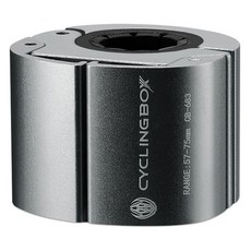 CYCLINGBOX 鋁製自行車手機座 AL-BH55, 銀, 1個