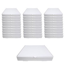 The Damda素色方形披薩盒 310*310*45mm, 30個, 單色