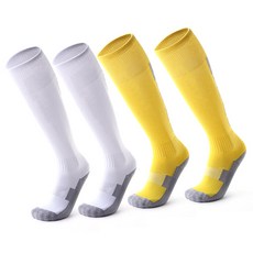 長筒足球襪 2雙, 白色，隨機出貨