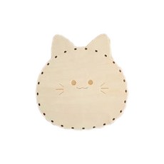 白樺木膠合板貓咪造型 4mm
