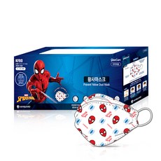애니가드 스파이더맨 황사마스크 소형 KF80, 30개입, 1개