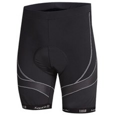 Santic 男款緊身褲5分墊褲 MC05045