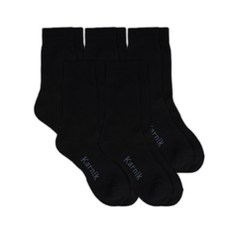 卡爾尼克 男性用雙層氣墊長筒運動襪 5雙, 黑色