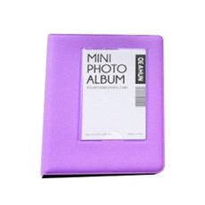 單格照片口袋相簿 黑色 4 x 6, 紫色