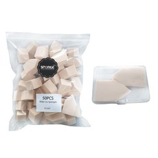 一次性大號切塊粉撲 70入 + 收納盒組, 單一顏色, 1套