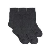 卡爾尼克 男性用雙層氣墊長筒運動襪 5雙, 灰色