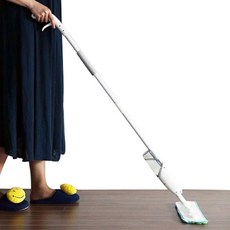 deilive 多功能乾濕兩用拖把+拖把布, 單品, 單色, 1組