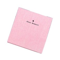 拍立得亞麻插頁式PP相簿, 粉紅色