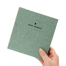 싱글 린넨 포켓 PP 앨범 3 x 5, 그린