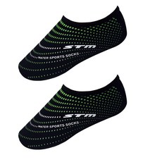 STM Sea Swimming New Fin 襪子 2mm M SG, 黑+綠, 245-265