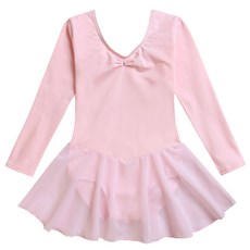 Bebechat 女童雪紡長袖芭蕾舞連身裙