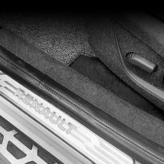 REX.D 防刮護蓋 雷諾三星 XM3 車門踏板護蓋, 灰色