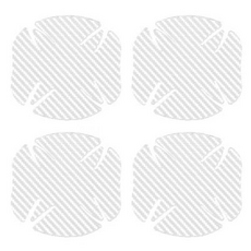 아이원티 차량용 스크레치 부식 방지 스티커 카본 화이트 4p