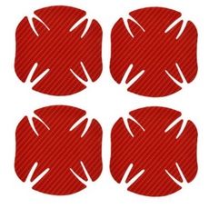 아이원티 차량용 스크레치 부식 방지 스티커 카본 레드 4p