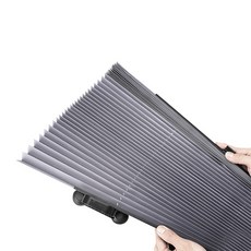 차량용 햇빛가리개 뒷유리, 블랙, 1개